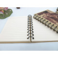 Kundenspezifisches Drucken Kraftpapier Hardcover Spiral Notebooks